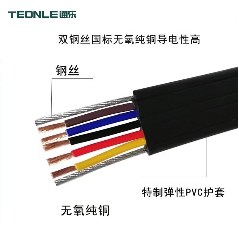TRVVB柔性扁平电缆定制