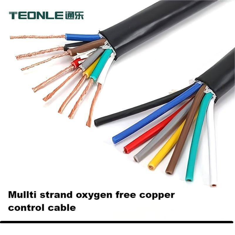 CCC认证电源线高柔耐磨无氧纯铜多芯柔性护套软形电缆2 3 4 5芯