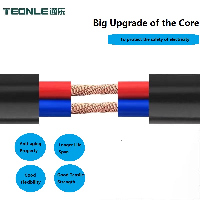 CCC认证电源线高柔耐磨无氧纯铜多芯柔性护套软形电缆2 3 4 5芯
