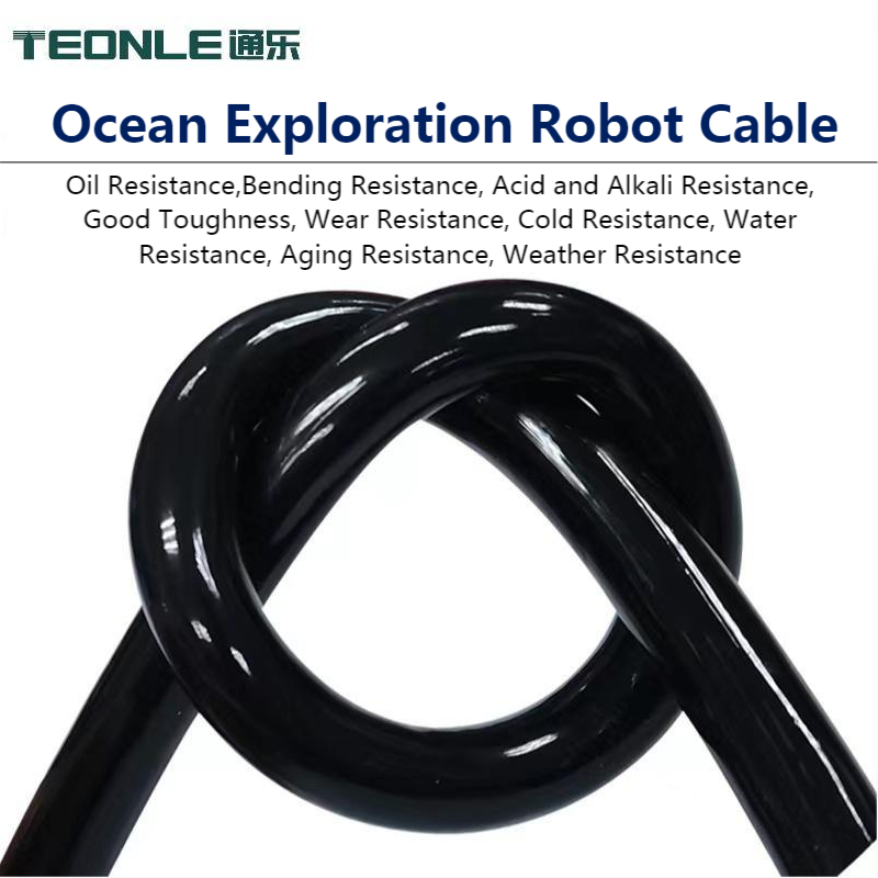 RVV Marine Exploration Cable High flexibility and torsion resistance cable for 0-500 m underwater operation
