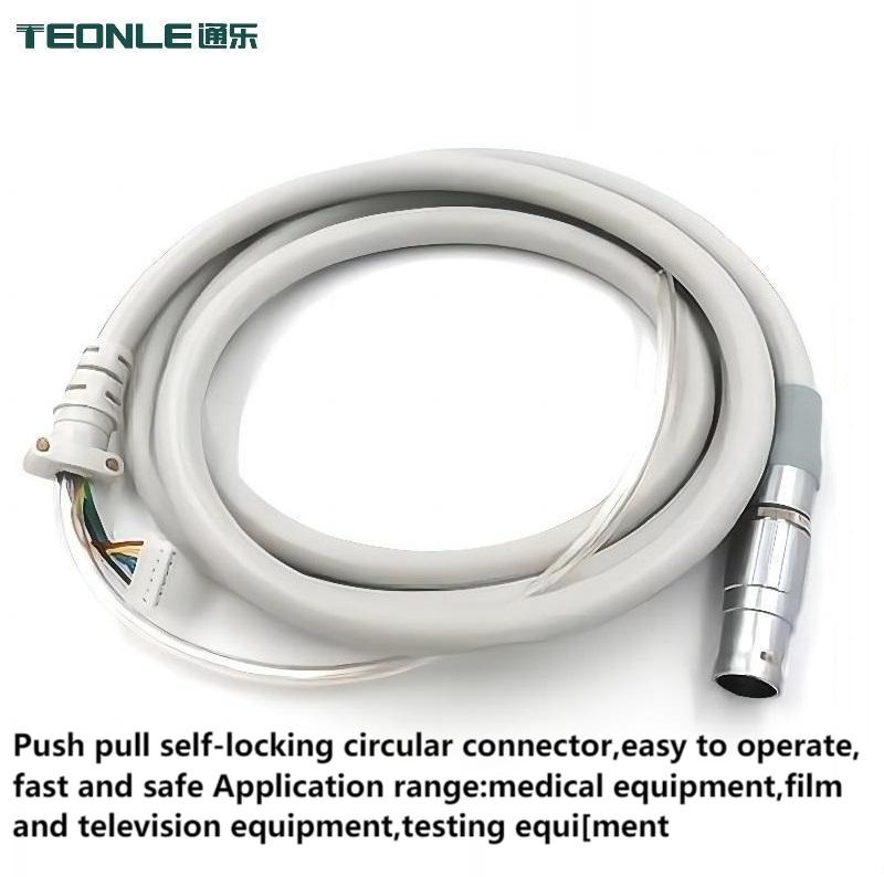 Medical cable 2, 3, 4 cores optional soft, folding, wear-resistant