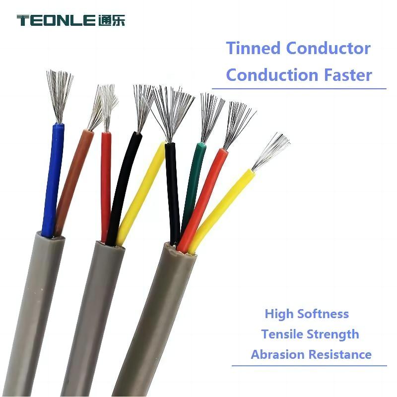 Teonle oxygen free pure copper bending resistance wear resistance high flexible medical equipment cable