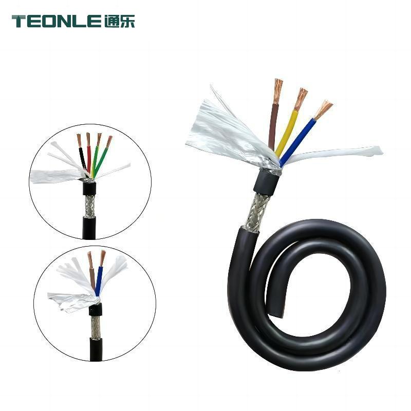 Polyurethane cable /PUR sheathed tow chain cable high flexibility oil resistance and bending resistance