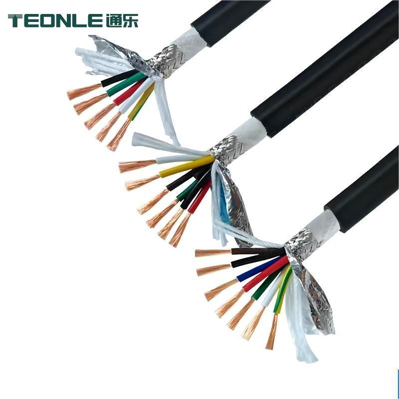 Bending resistance > 10 million cycles industrial robot towing chain cable PUR sheathing