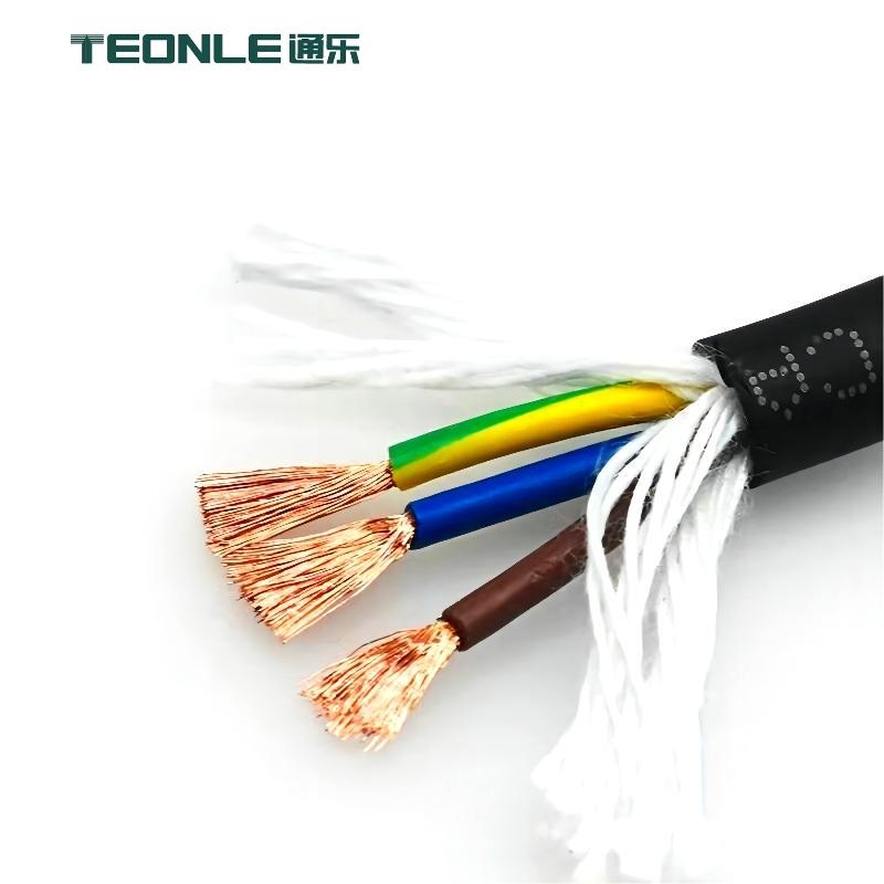 PUR material TRVV towing chain power cable