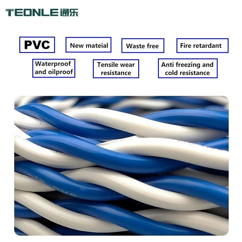 Flame retardant pure copper household RVS2 core multi-square optional lamp holder wire fancy wire twisted-pair cable