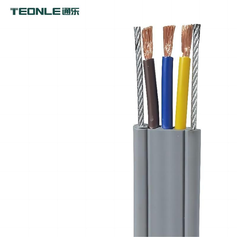 Elevator accompanying cable high flexible wear-resistant folding drag chain flat cable