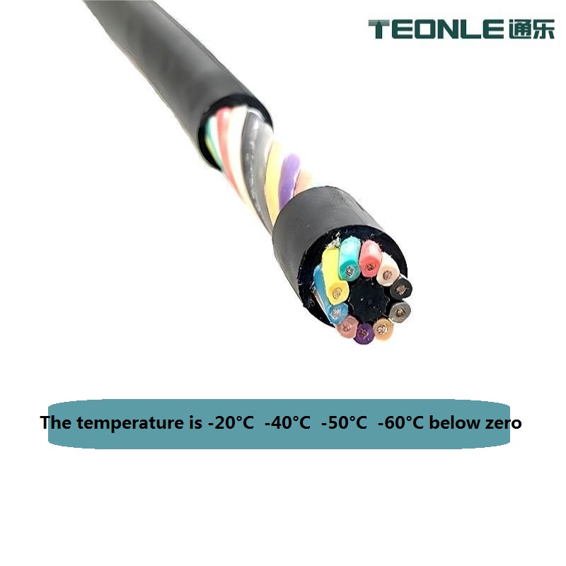 Cold resistant cable Low temperature resistant cable High flexibility Black/gray/orange Multiple colors are available