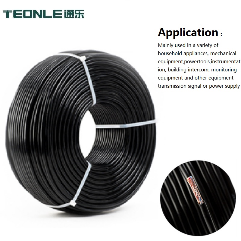 High-flexibility shielded signal cable RVVP2 3 4 5 6 10 Multi-core cable Optional