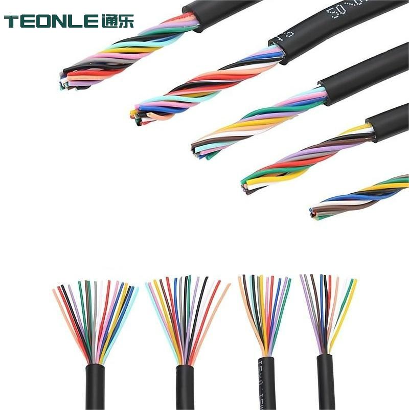 KFFR high temperature control cable high flexibility multiple colors optional oxygen free pure copper cable