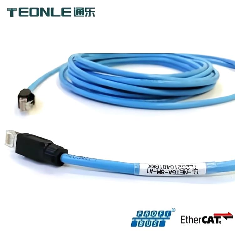 Industrial towing chain signal transmission high frequency network cable sets