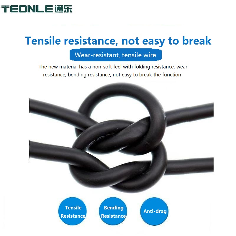 High flexible industrial robot power cable oil and tension resistance cable