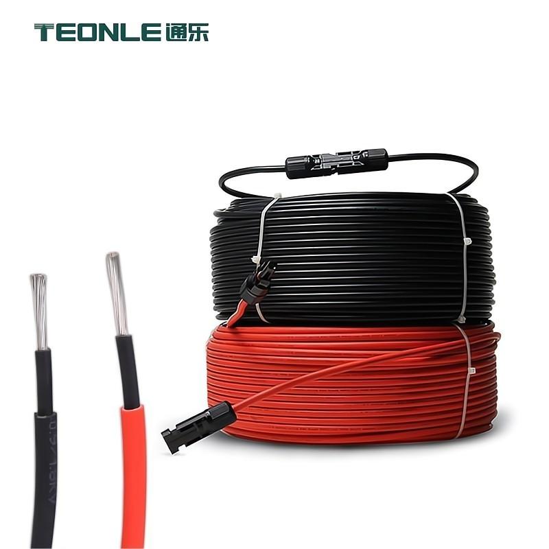 Photovoltaic energy cable high temperature, acid and alkali resistance 2.5/4/6mm2 flexible