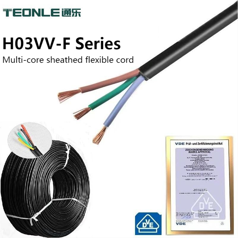 PVC sheathed wire European standard soft power cord automation equipment signal control line