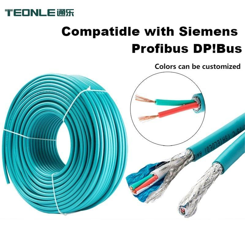 PROFIBUS industrial high flexibility PUR chain bus communication shield cable