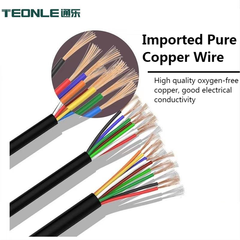 KFFR high temperature control cable high flexibility multiple colors optional oxygen free pure copper cable