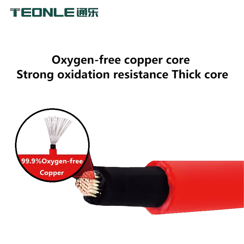 Photovoltaic energy cable high temperature, acid and alkali resistance 2.5/4/6mm2 flexible