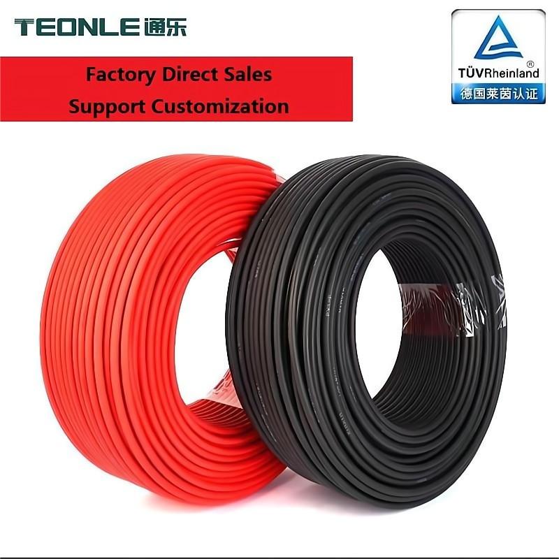 Photovoltaic energy cable high temperature, acid and alkali resistance 2.5/4/6mm2 flexible
