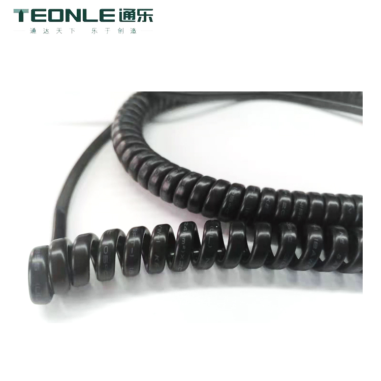 TPU拉伸弹簧螺旋线缆