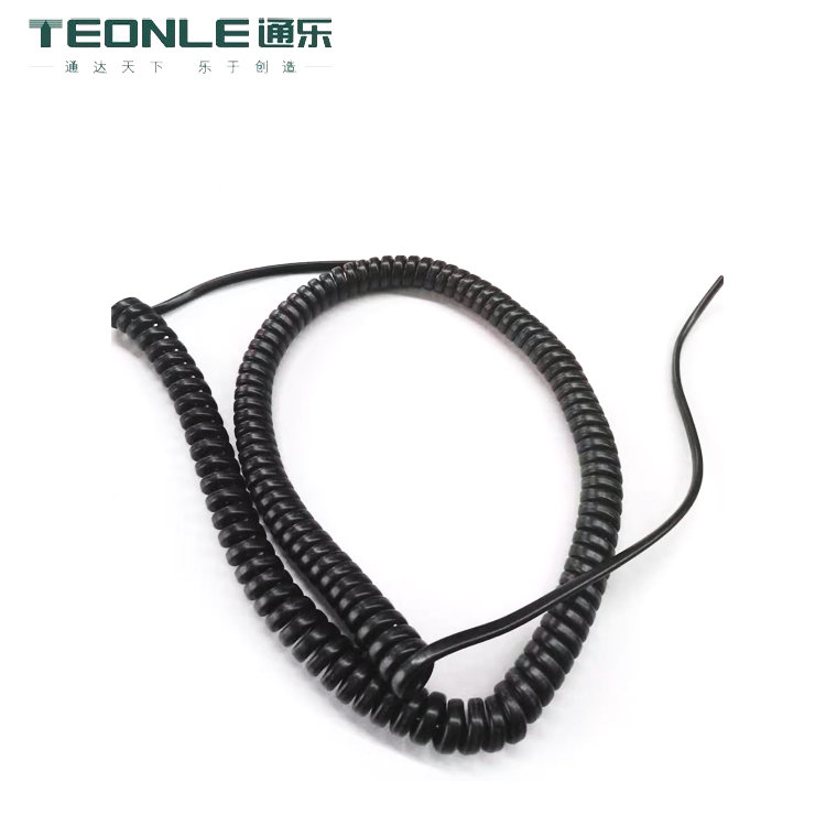 TPU拉伸弹簧螺旋线缆